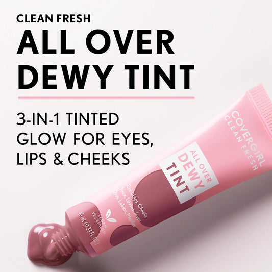 Tinte Hidratante Clean Fresh Labios, Mejillas, Ojos Con Vitamina C, COVERGIRL