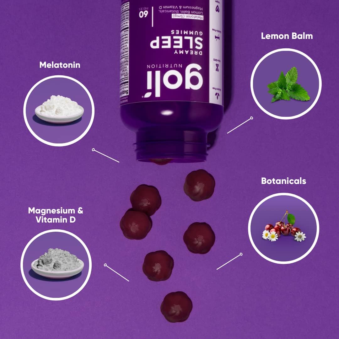 Golí Sleep – Gomitas para Dormir con Melatonina.