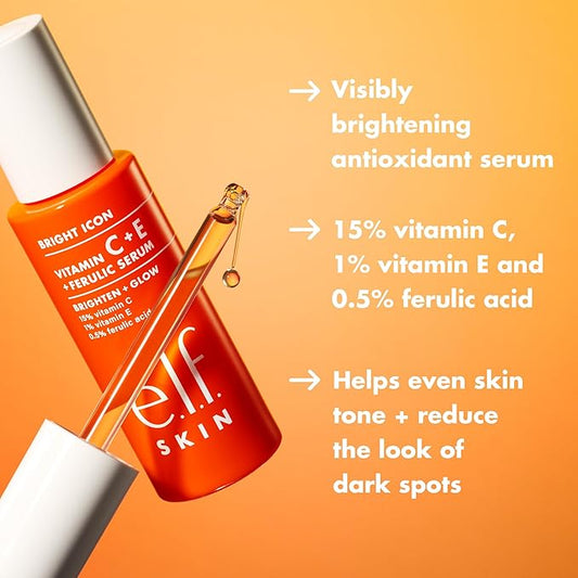 e.l.f. SKIN Bright Icon Vitamin C + E + Ferulic Serum 1 fl oz