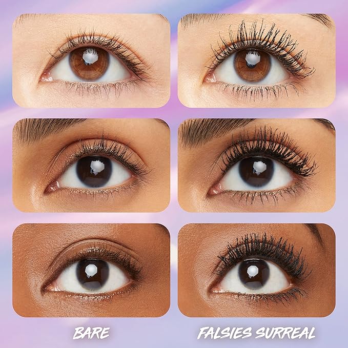 Máscara de Pestañas The Falsies Surreal Maybelline, 170 Negro Intenso.