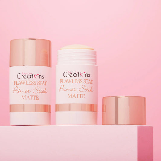Primer prebase en barra mate para el rostro de larga duración Flawless Stay – minimiza poros y líneas finas | Beauty Creations