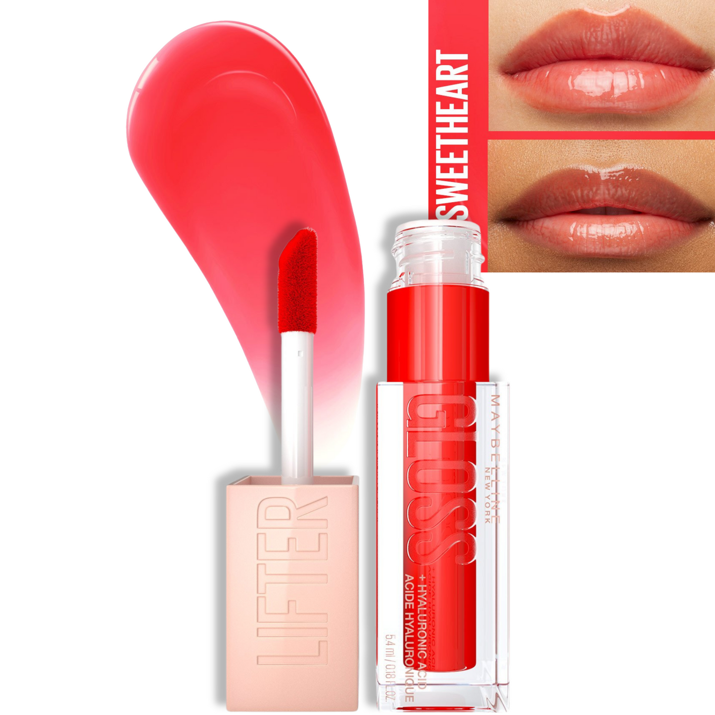 Lifter Gloss Candy Drop Maybelline– Hidratación y Brillo con Ácido Hialurónico