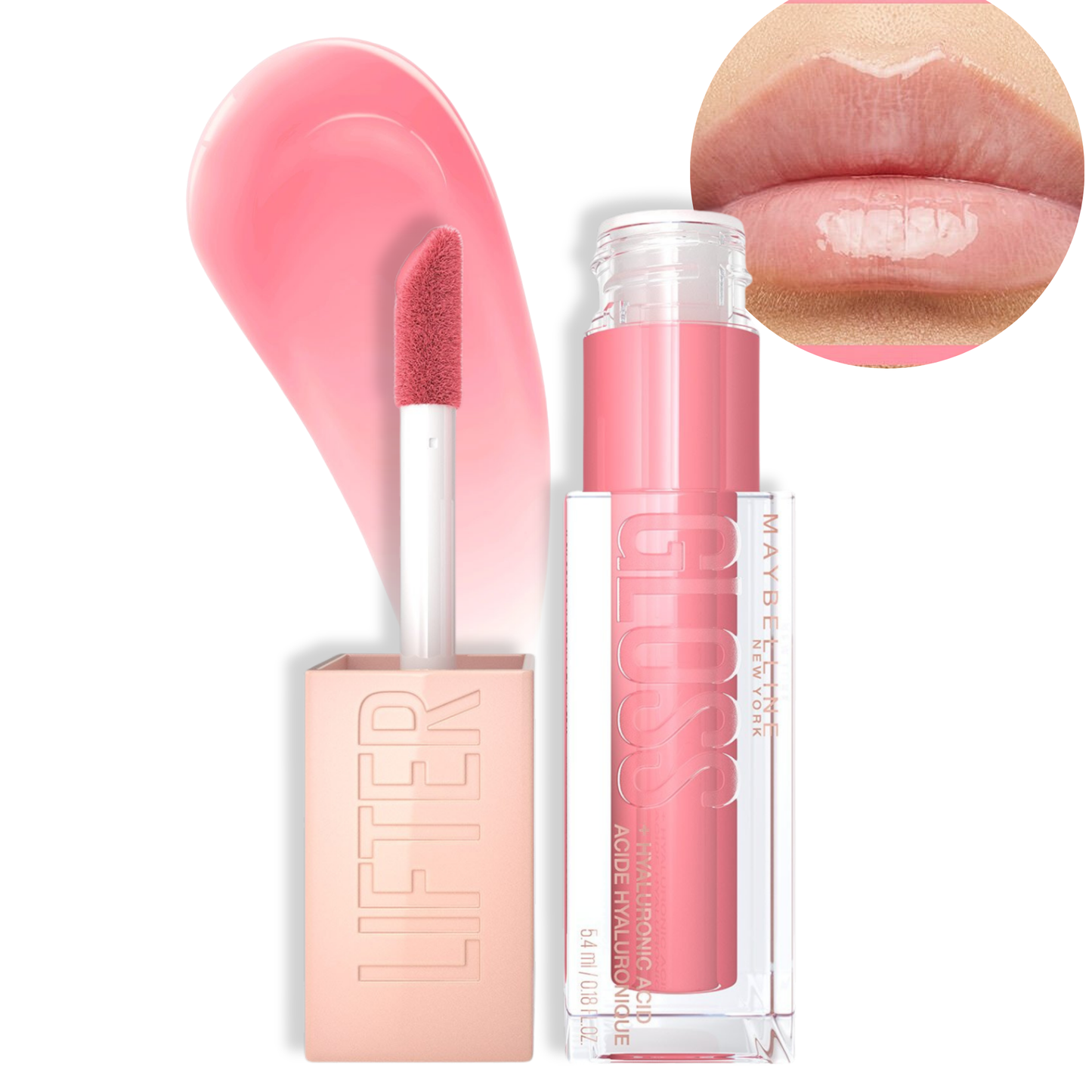 Lifter Gloss Candy Drop Maybelline– Hidratación y Brillo con Ácido Hialurónico