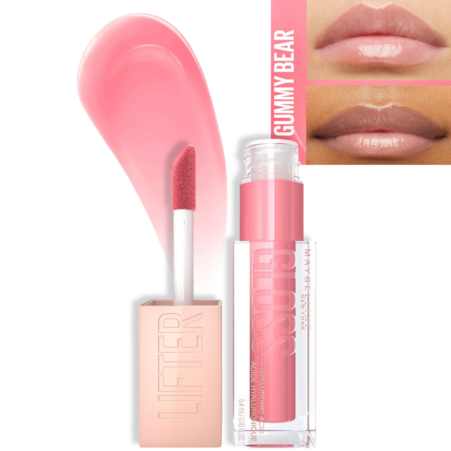 Lifter Gloss Candy Drop Maybelline– Hidratación y Brillo con Ácido Hialurónico