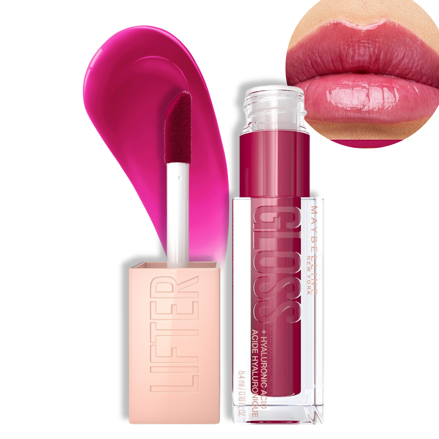 Lifter Gloss Candy Drop Maybelline– Hidratación y Brillo con Ácido Hialurónico