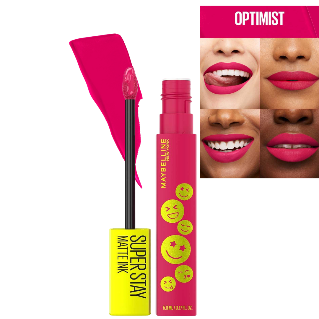 Labial SuperStay Matte Ink de Maybelline – Larga Duración y Acabado Mate