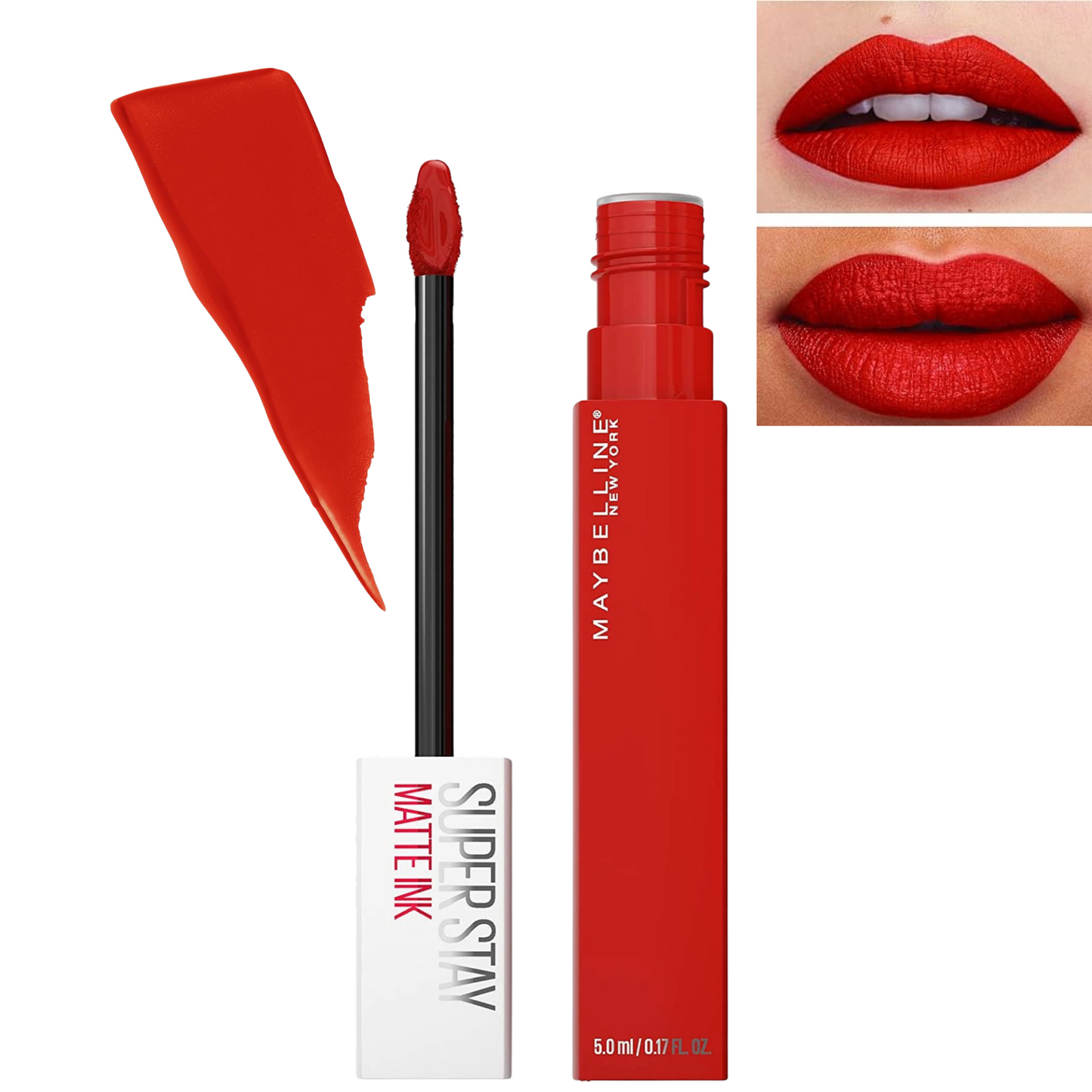 Labial SuperStay Matte Ink de Maybelline – Larga Duración y Acabado Mate