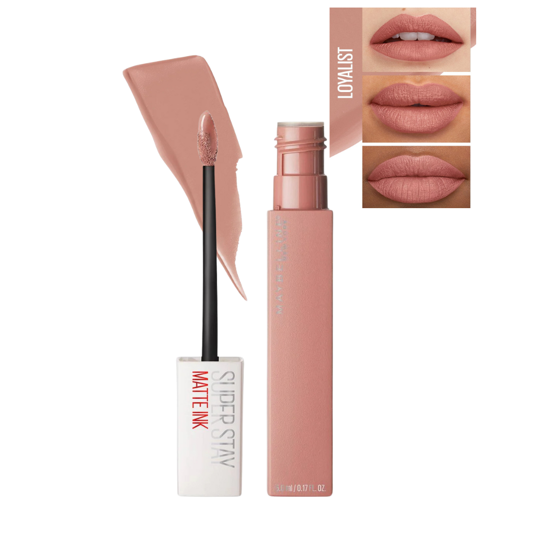 Labial SuperStay Matte Ink de Maybelline – Larga Duración y Acabado Mate