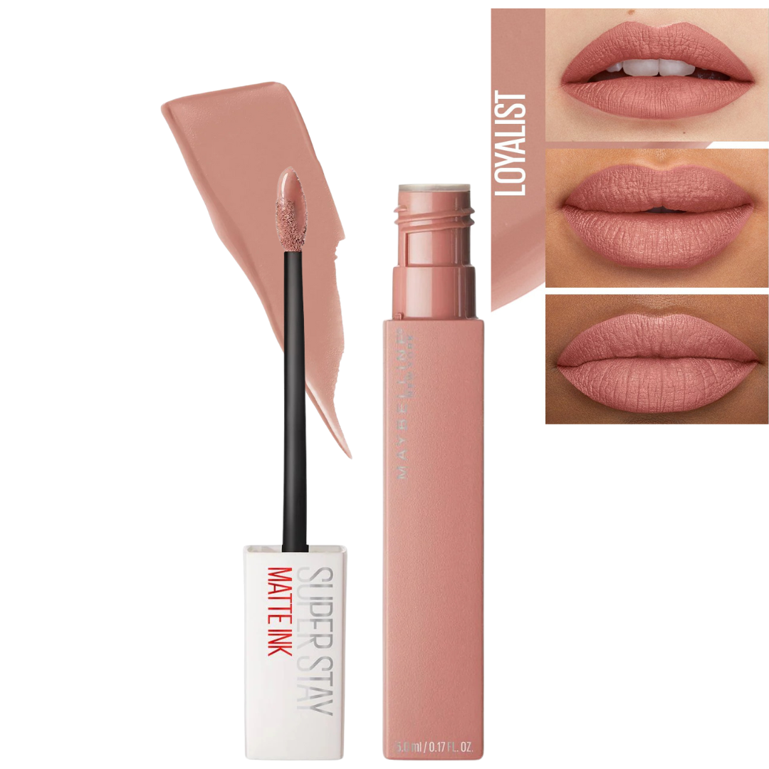 Labial SuperStay Matte Ink de Maybelline – Larga Duración y Acabado Mate