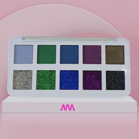 Paleta de Sombras Mates y Con Brillos de larga duración!