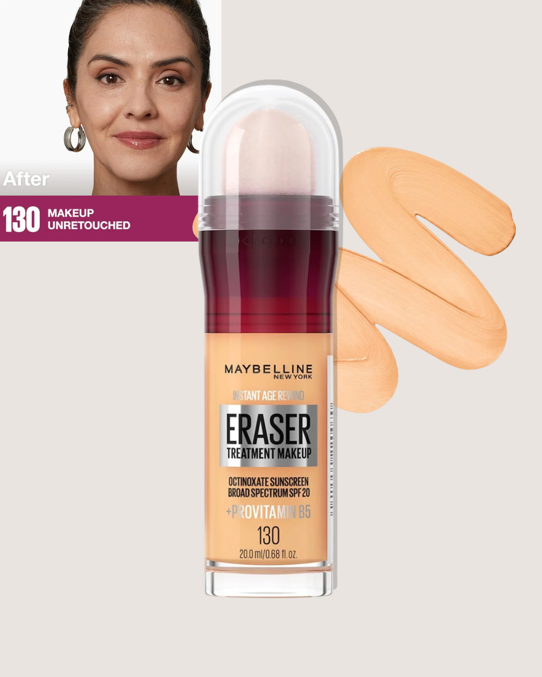 Maybelline Instant Age Rewind® Eraser Treatment Makeup | Base de Maquillaje con Tratamiento Antiedad.