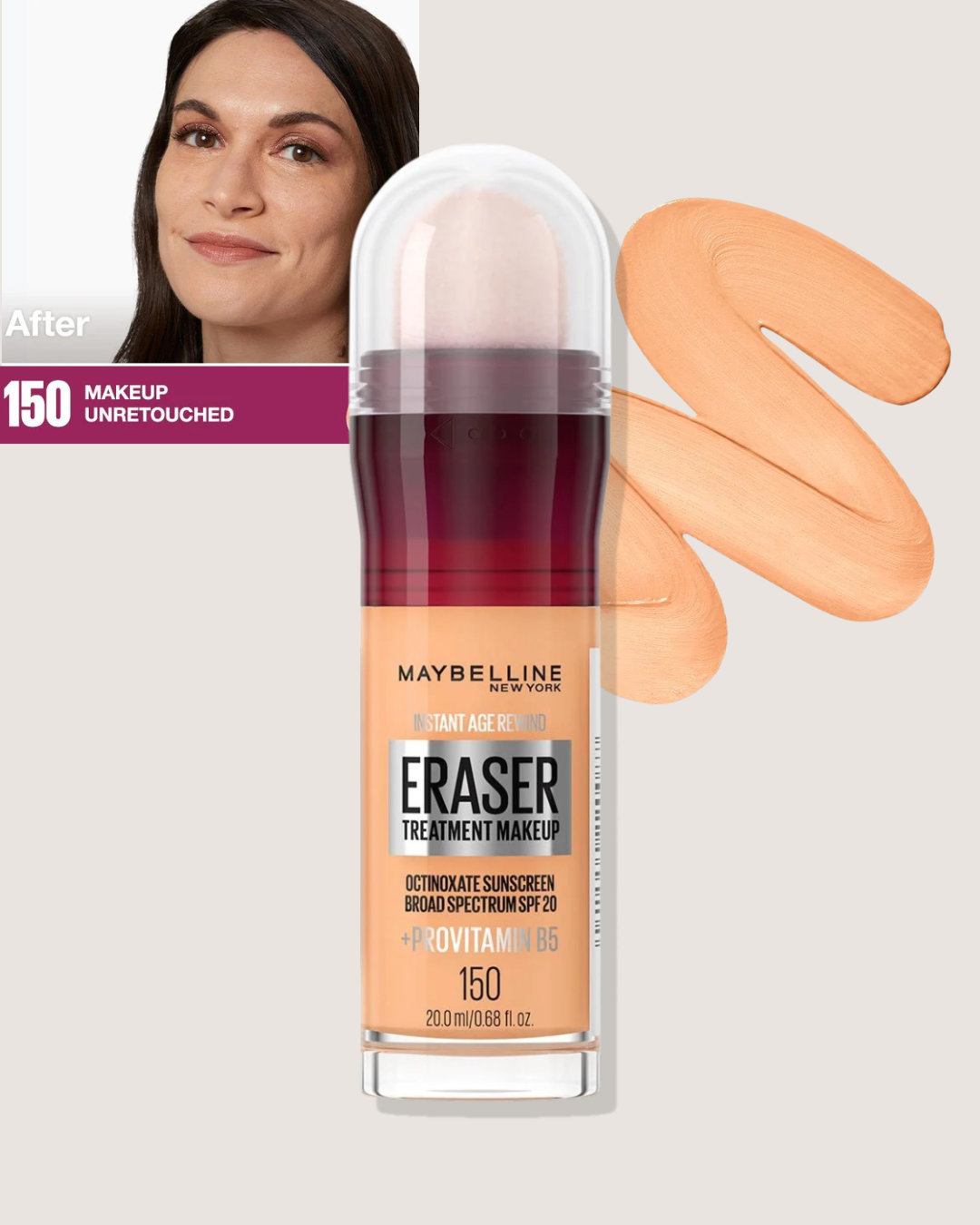 Maybelline Instant Age Rewind® Eraser Treatment Makeup | Base de Maquillaje con Tratamiento Antiedad.