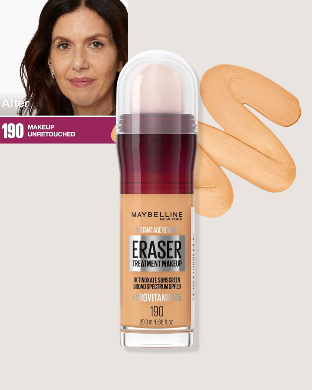 Maybelline Instant Age Rewind® Eraser Treatment Makeup | Base de Maquillaje con Tratamiento Antiedad.