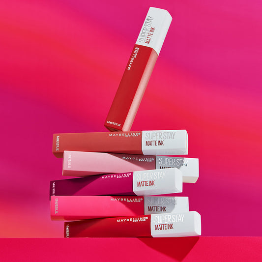 Labial SuperStay Matte Ink de Maybelline – Larga Duración y Acabado Mate