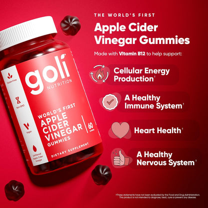 Goli Gomitas de Vinagre de Manzana con Vitamina B12