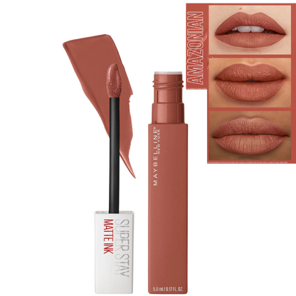 Labial SuperStay Matte Ink de Maybelline – Larga Duración y Acabado Mate