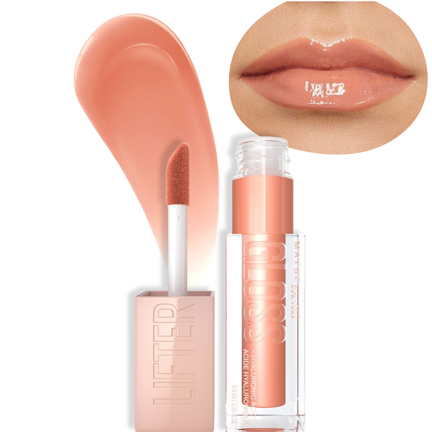 Labial Lifter Gloss Maybelline con Ácido Hialurónico