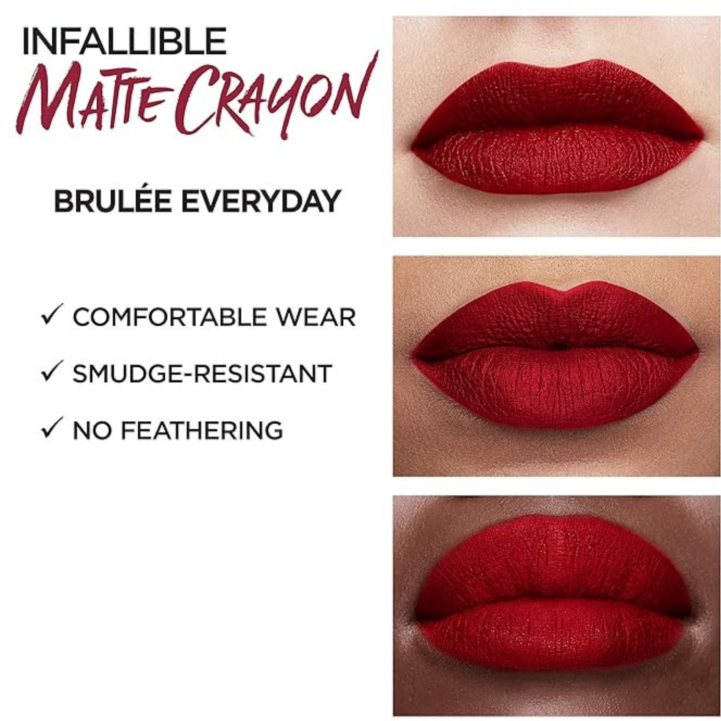 Matte Lip Crayon Infallible  L'OREAL
