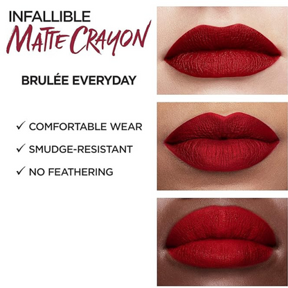 Matte Lip Crayon Infallible  L'OREAL