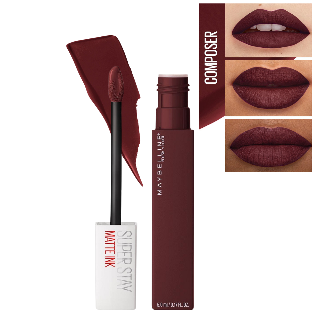 Labial SuperStay Matte Ink de Maybelline – Larga Duración y Acabado Mate