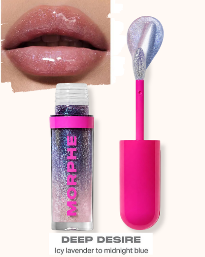 Morphe Lust Potion Lip Oil | Aceite Labial con Perlas de Brillo Multidimensional y Reflectante.