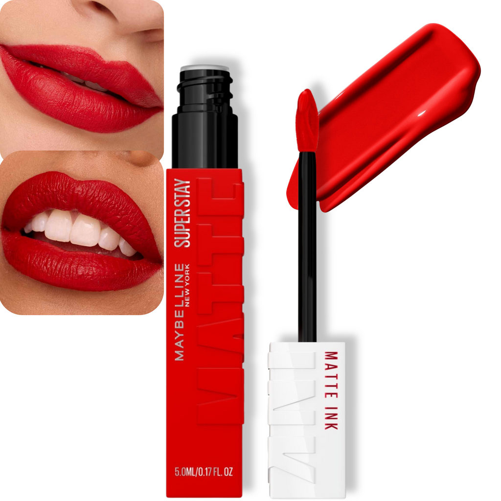 Super Stay Matte Ink Maybelline NUEVA IMAGEN, rojos y fucsia