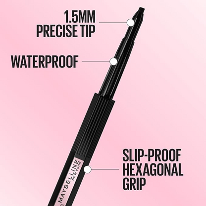 Delineador de Ojos Maybelline Hyper Easy Negro Antideslizante, 24hr.