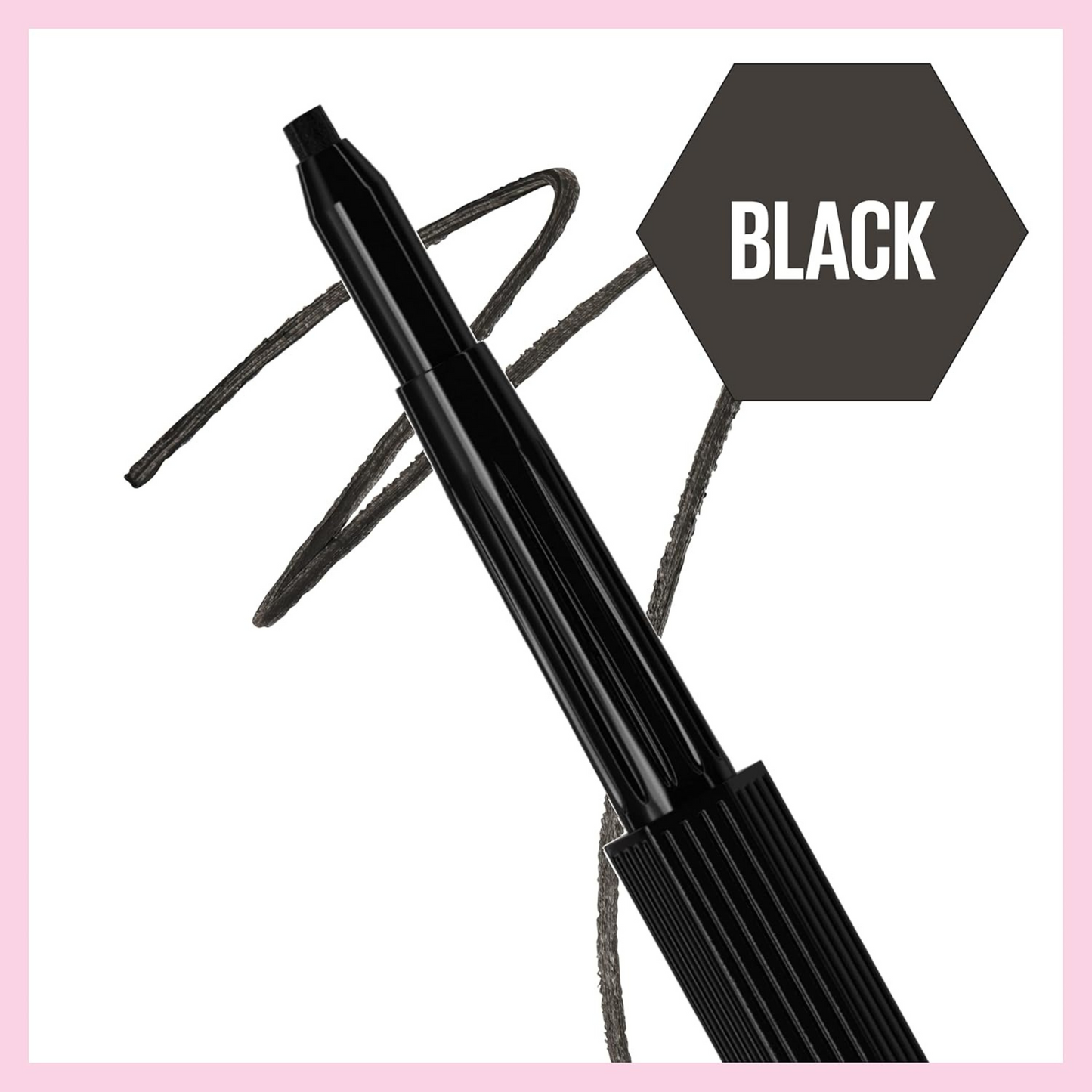 Delineador de Ojos Maybelline Hyper Easy Negro Antideslizante, 24hr.