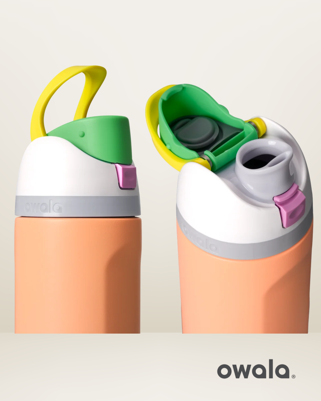 Owala FreeSip 24 oz, Botella de Agua de Acero Inoxidable