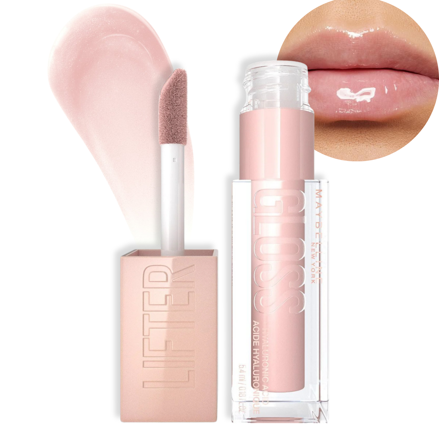 Labial Lifter Gloss Maybelline con Ácido Hialurónico