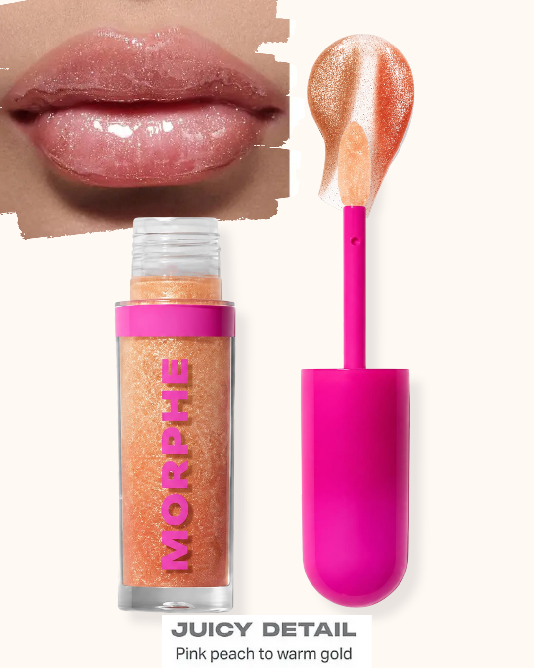 Morphe Lust Potion Lip Oil | Aceite Labial con Perlas de Brillo Multidimensional y Reflectante.