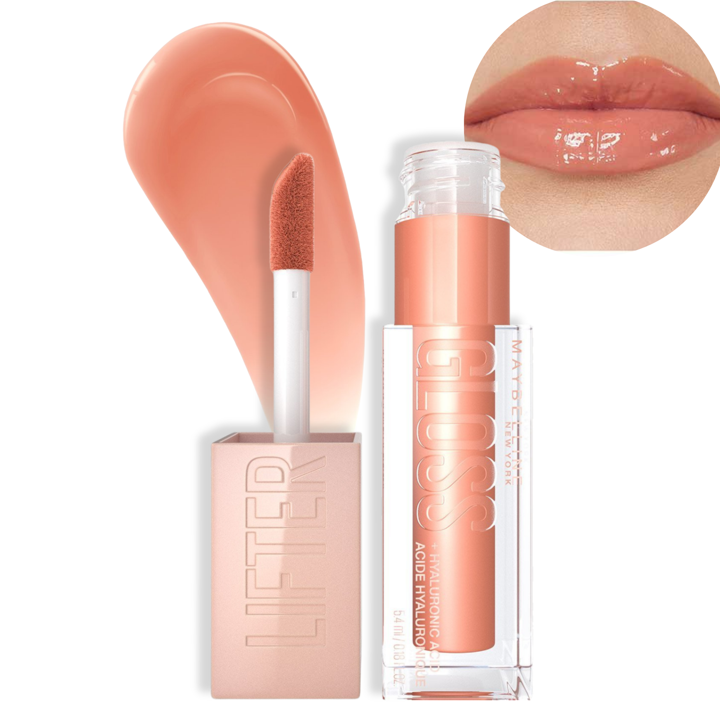 Labial Lifter Gloss Maybelline con Ácido Hialurónico
