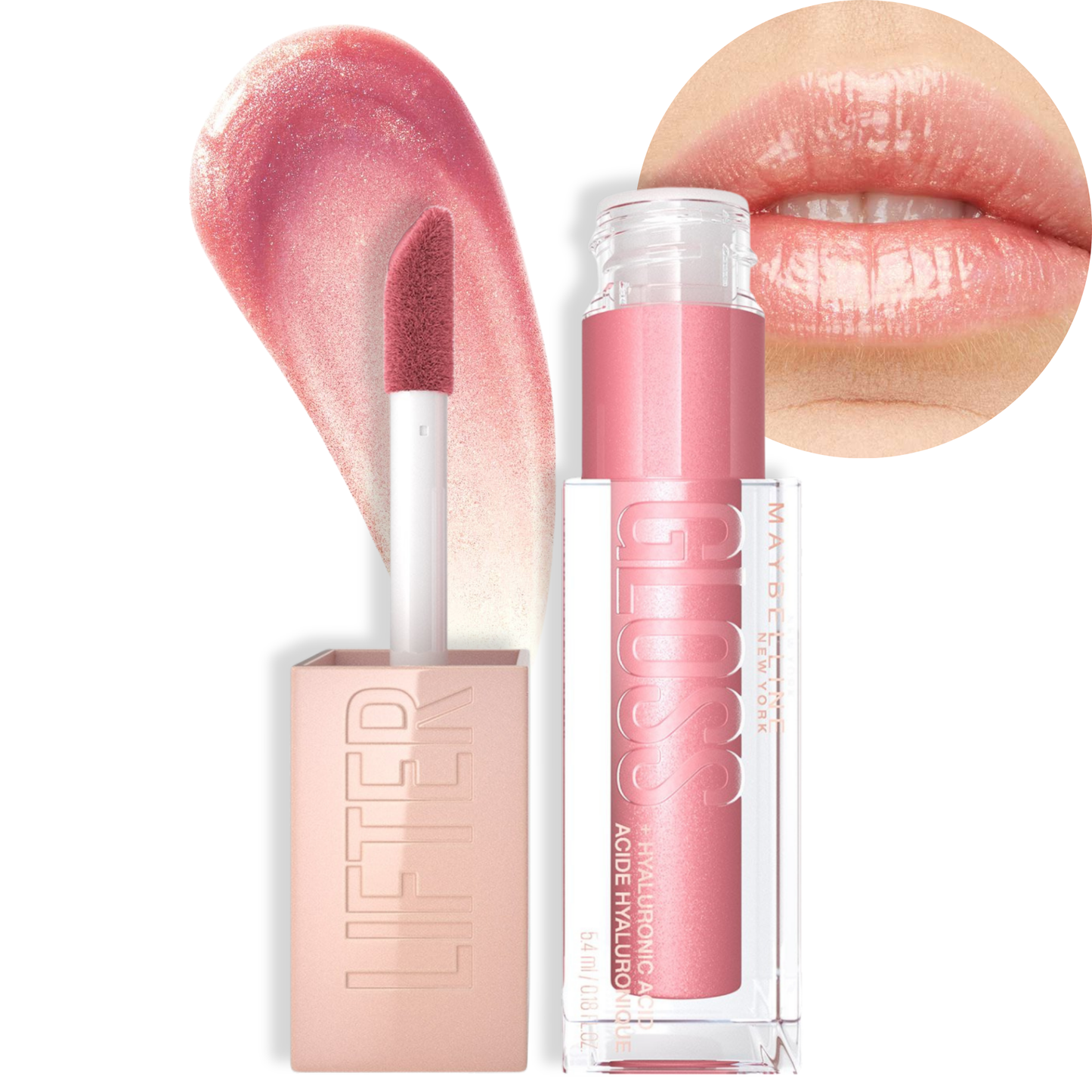 Labial Lifter Gloss Maybelline con Ácido Hialurónico