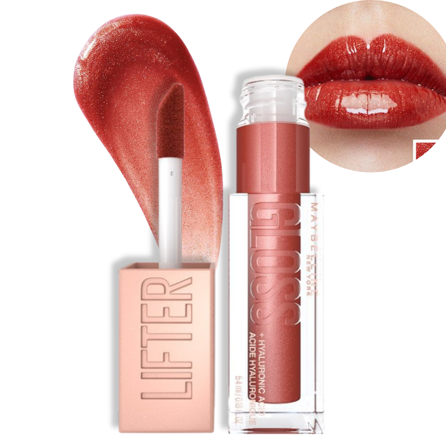 Labial Lifter Gloss Maybelline con Ácido Hialurónico