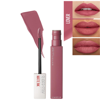 Labial SuperStay Matte Ink de Maybelline – Larga Duración y Acabado Mate