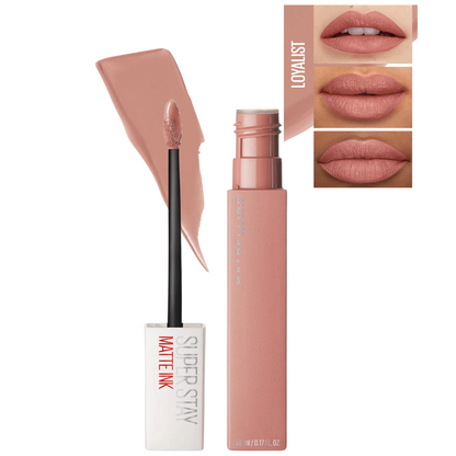 Labial SuperStay Matte Ink de Maybelline – Larga Duración y Acabado Mate