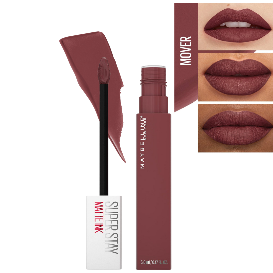 Labial SuperStay Matte Ink de Maybelline – Larga Duración y Acabado Mate