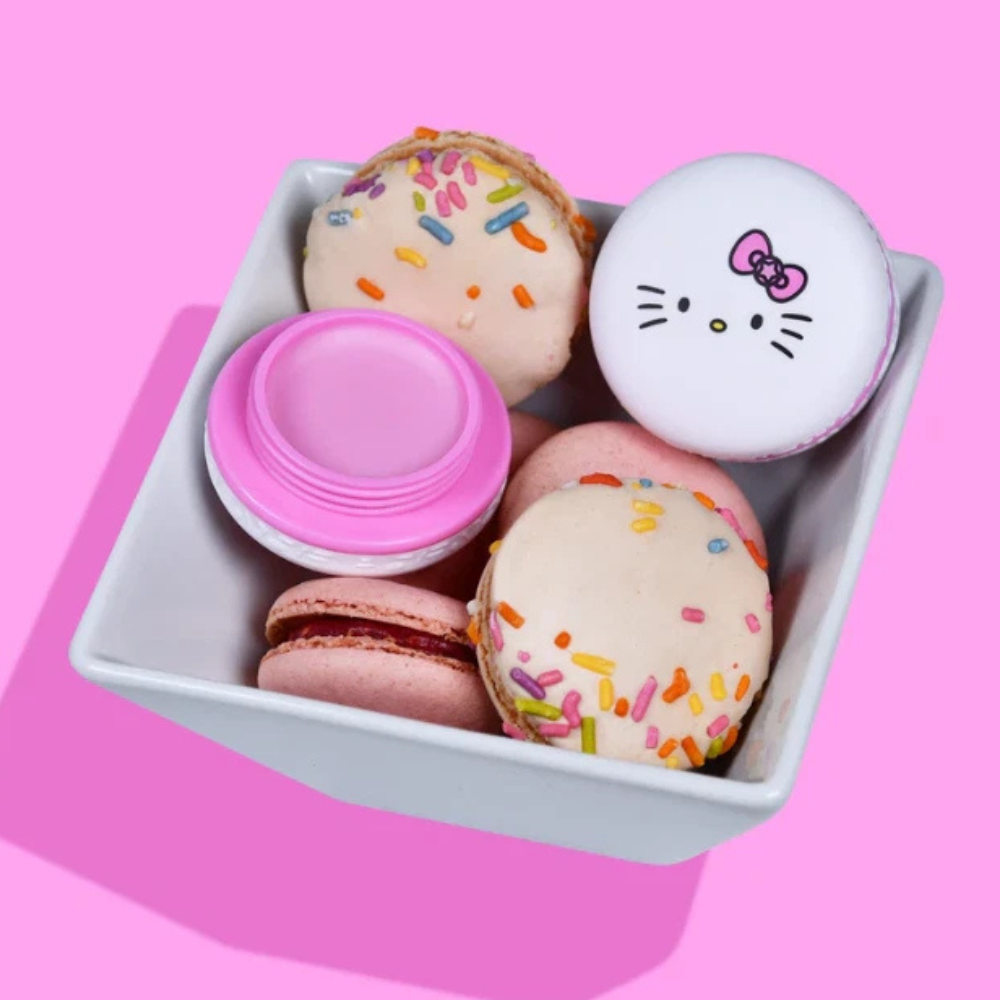 Bálsamo Labial Macaron Sweet Sprinkles Edición Limitada- The Creme Shop x Hello Kitty - Hecho en Corea