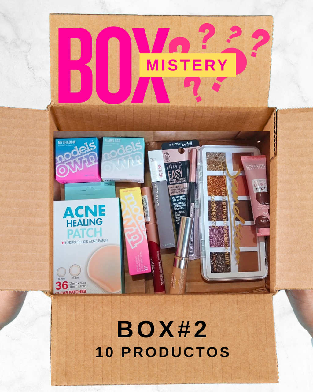 "MISTERY BOX" de Cosméticos | Contiene 10 productos mezclados en cada caja.