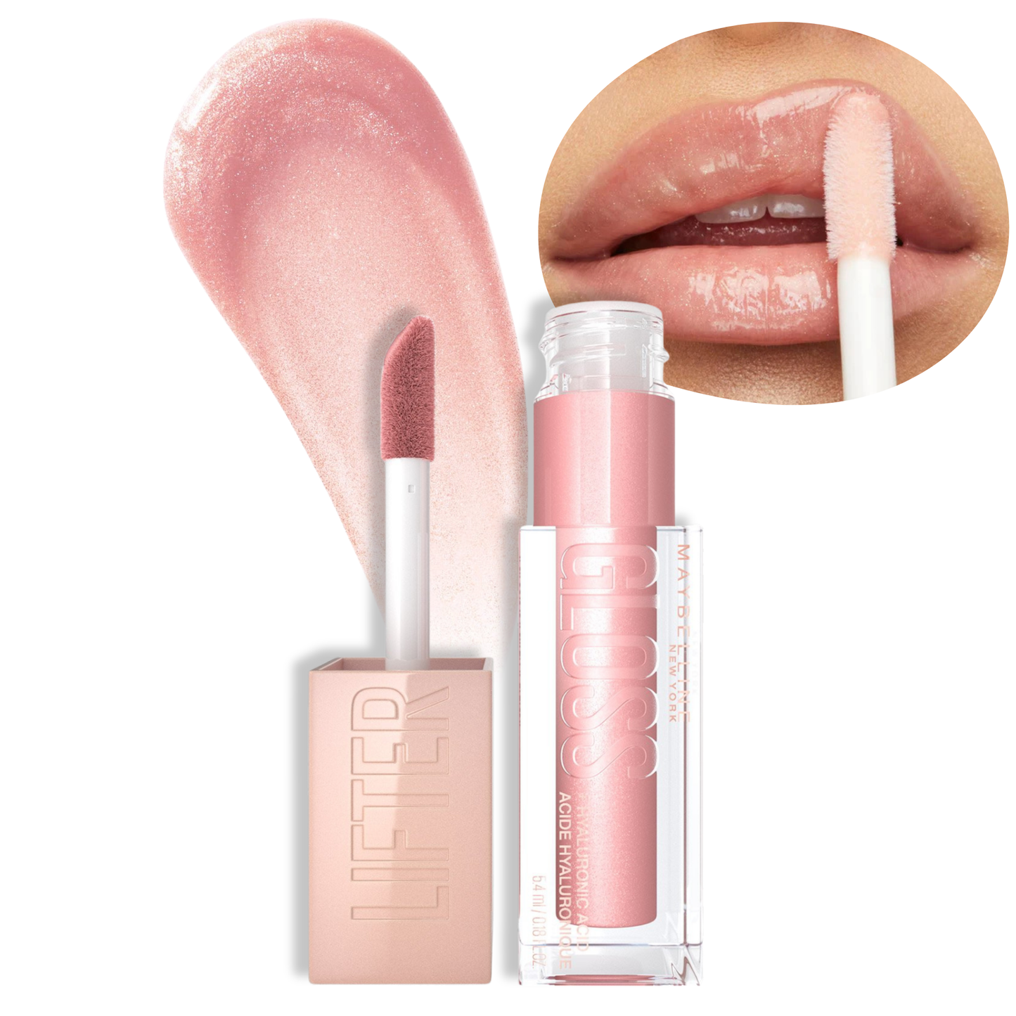 Labial Lifter Gloss Maybelline con Ácido Hialurónico