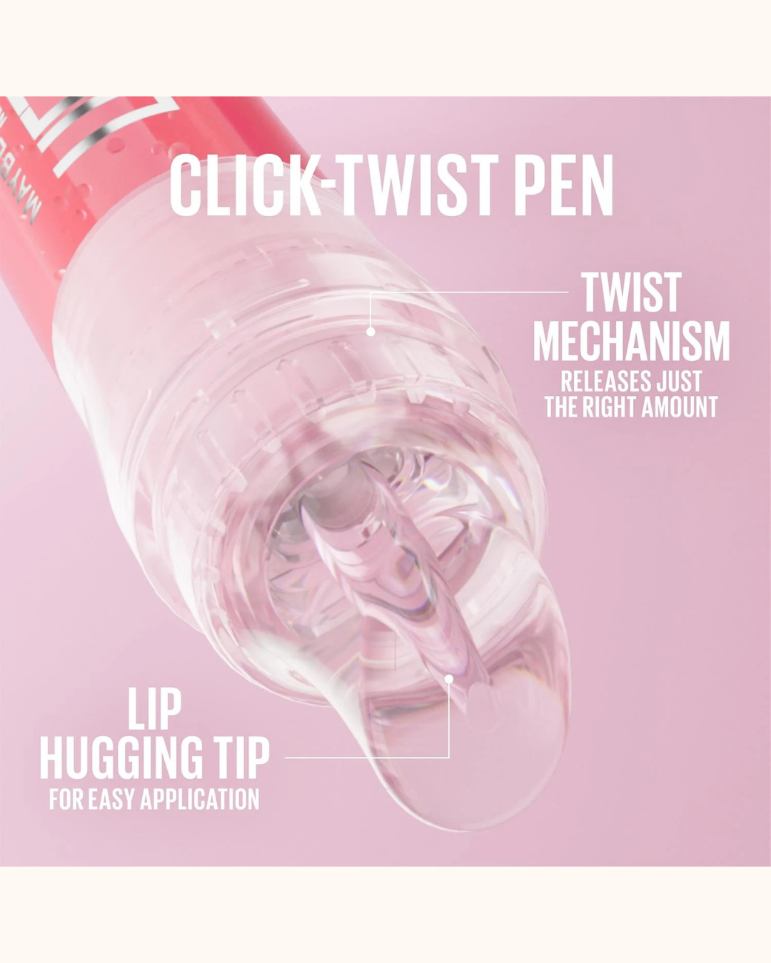 Lifter Gel™ Oil-in-Gel Lip Gloss con ácido hialurónico Maybelline.
