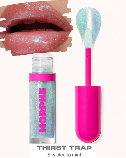 Morphe Lust Potion Lip Oil | Aceite Labial con Perlas de Brillo Multidimensional y Reflectante.