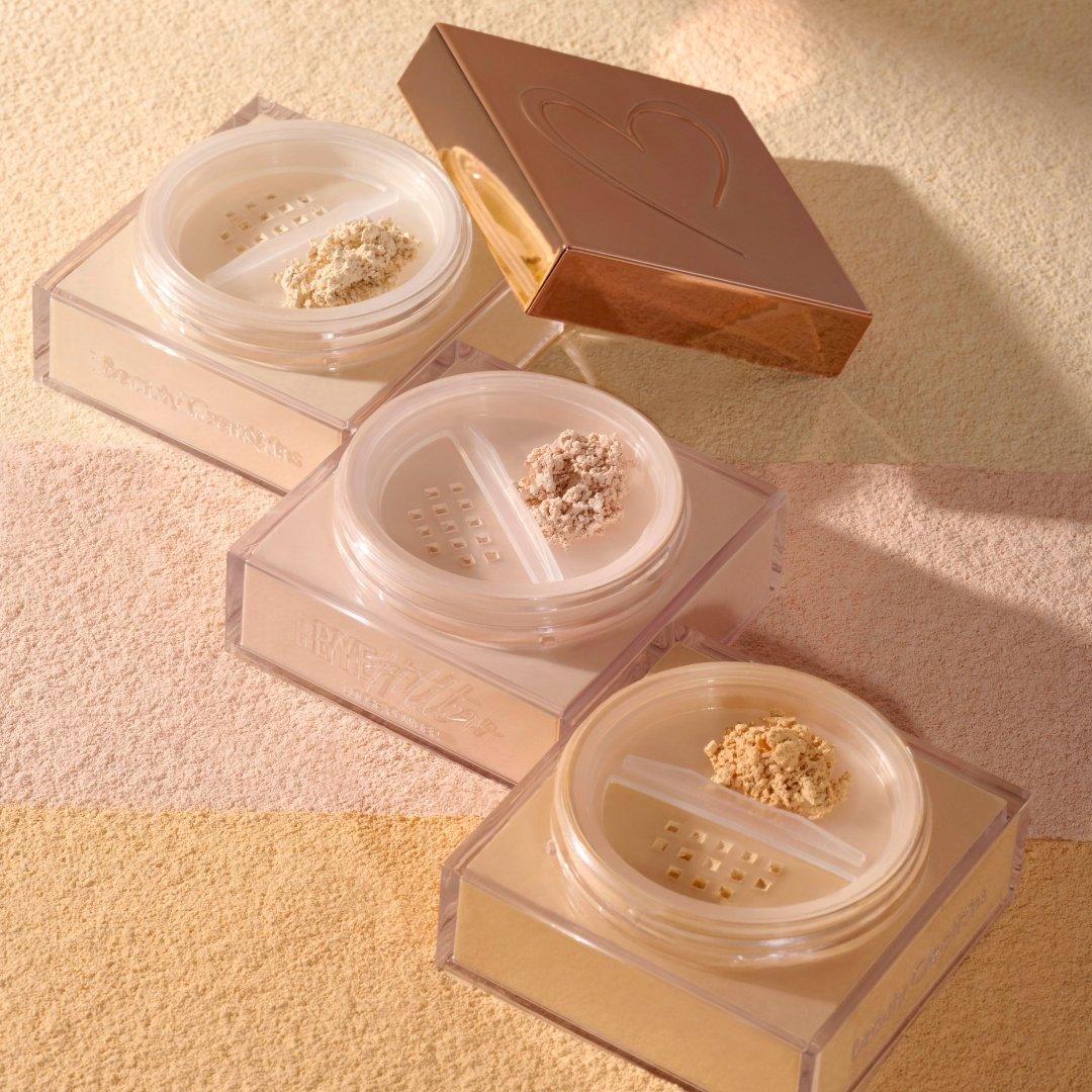 Polvo suelto traslúcido Bye Filter Beauty Creations – acabado mate larga duración