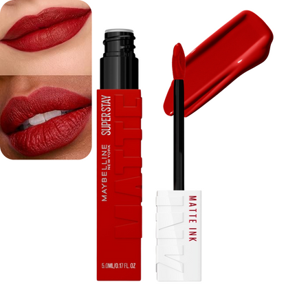 Super Stay Matte Ink Maybelline NUEVA IMAGEN, rojos y fucsia