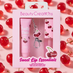 Kit Bálsamo y Aceite Labial con Aroma a Cereza - Sweet Lip Essentials Cherry | Beauty Creations