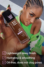 Maybelline Fit Me® Dewy + Smooth Foundation | Base de Maquillaje con SPF 18