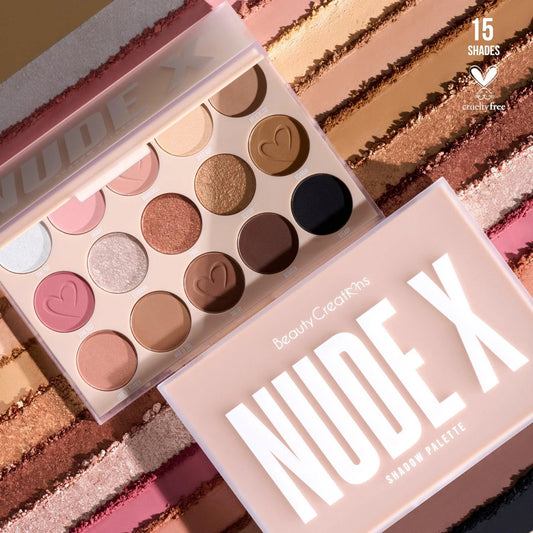Nude X paleta de sombras beauty creations