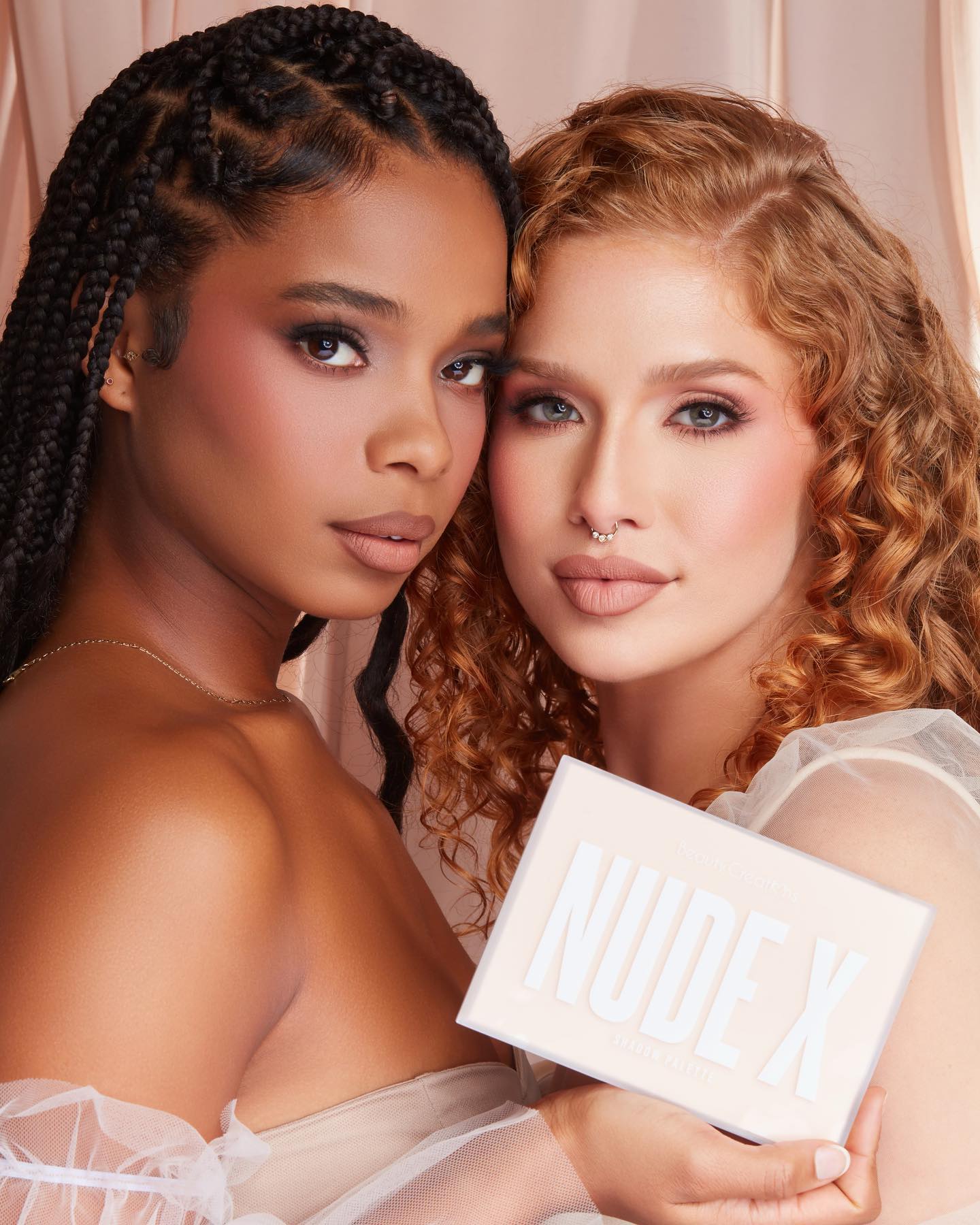 NUDE X eye shadow pallet beauty creations