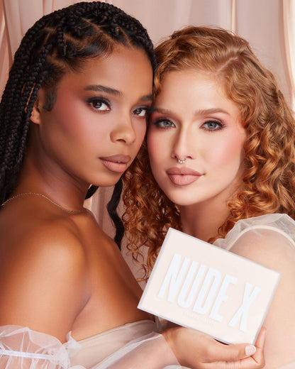 NUDE X eye shadow pallet beauty creations
